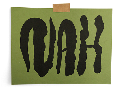 Nah illustration nah print riso texture typography