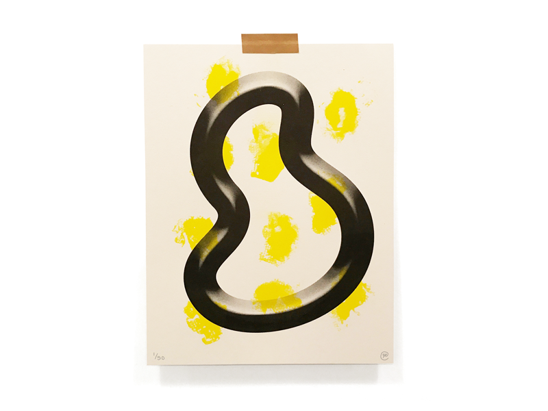 Worm 02.1 pattern texture abstract worm print illustration riso