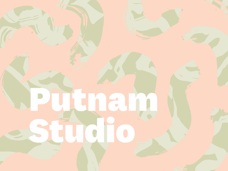 Putnam Studio Illo abstract brand illustration logo person texture typography