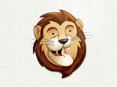 Lion Character brand cartoon character illustration illustrator lion texture vector