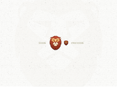 Lion Icon And Favicon