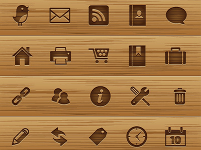 Wood Icons