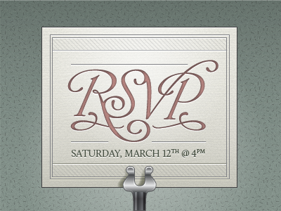 RSVP icon illustration illustrator vector