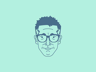 Ira Glass Avatar avatar character geek glasses illustration ira glass nerd radio this american life vector wallpaper