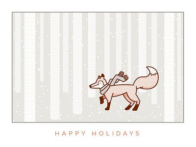 Festive Fox Final, Wallpapers, and Freebies animal aspen festive forrest fox freebie fun holiday illustration illustrator pattern scarf texture tile tree vector