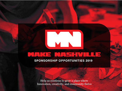 Make Nashville Sponsorship Package 2019 brand package sponsorship