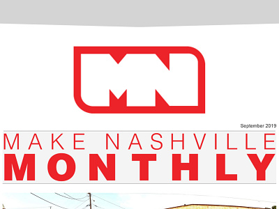 Make Nashville Monthly Email Newsletter email design email marketing template
