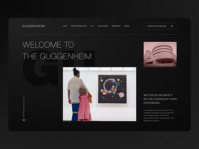 Museum website concept