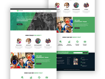 Charity Website UI Design