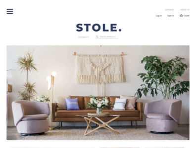 Furniture store website