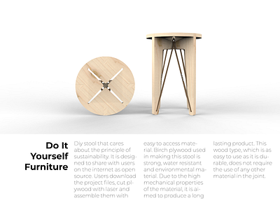 Do It Yourself Furniture design diy do it yourself furniture product design stool sustainability wood