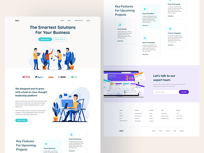 Milcif Agency Landing Page