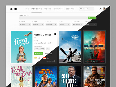 SEEDOT | Watch movie online amazon prime business color dark dark theme design features header light movie netflix netflix and chill series ui versions watching web app webdesign