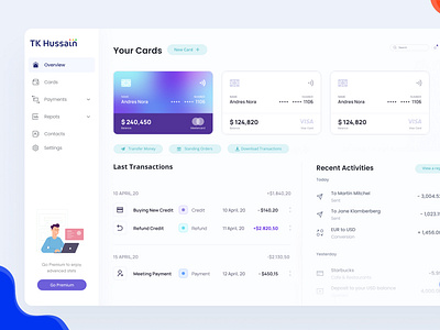 card statement listing design tkhussain branding design graphic design illustration typography ui