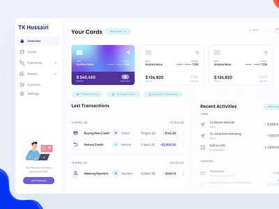 card statement listing design tkhussain branding design graphic design illustration typography ui