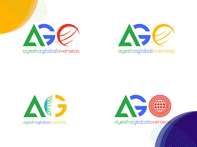 Ayesha Global Overseas exporter company in Gurgaon India branding design graphic design icon illustration logo typography ui ux vector