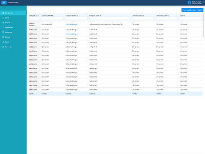 Dashboard Listing