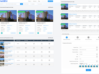 property list page designs in ayashwebtechnology cms development design listing page property realestate ui