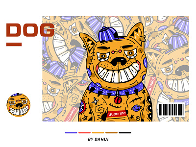 THE DOG design doodleart ui