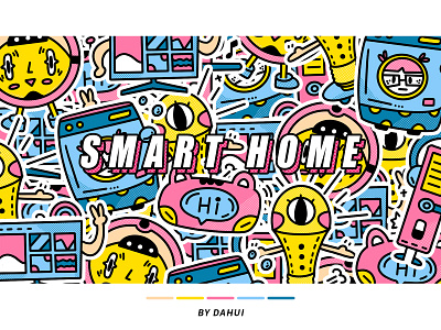 SMART HOME doodleart ui 插图