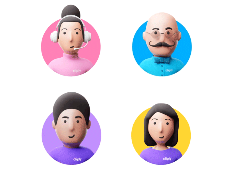 Avatars 3D Pack 3d 3d animation 3d avatar 3d avatars 3d icon avatars avatars collection avatars icon avatars pack