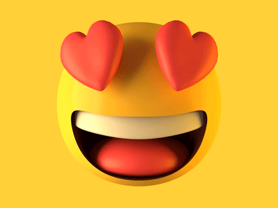 😍 Heart Eyes Emoji 3d emoji emoji heart hearts love