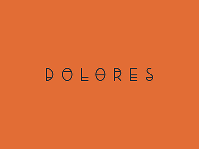 Dolores Logo Design art deco branding design lettering lines logo mexican mezcal michigan restaurant tequila typography wordmark ypsilanti
