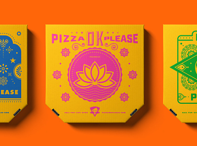 PIZZAWALA’S Pizza Box Design brand identity design illustration indian michigan pizza pizza box vector ypsilanti