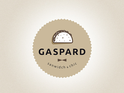 Work in progress – Gaspard #1 chic logo paris restaurant sandwich