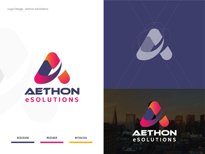 Aethon eSolutions - LOGO design graphic design itpathsolutions logo logo design