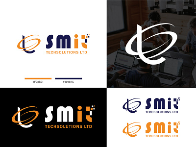 smit Techsolutions - Logo design itpathsolutions logo