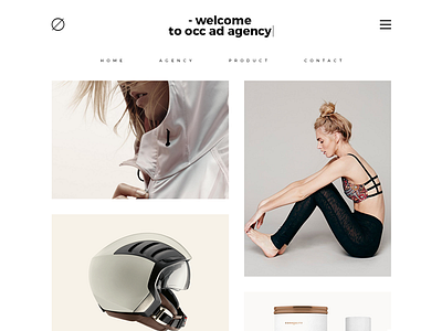 OCC—Ad Agency agency design fashion inspiration interface style ui ux