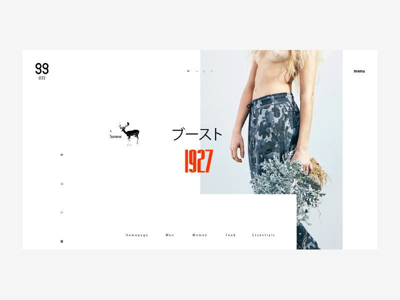 gg 1827 animation design fashion minimal style ui ux web