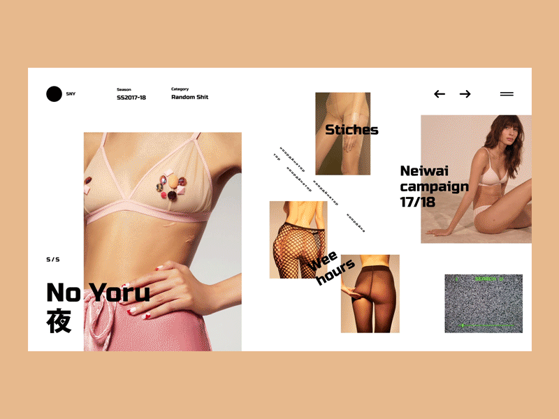 random shit — 6k design fashion minimal sexy ui ux web