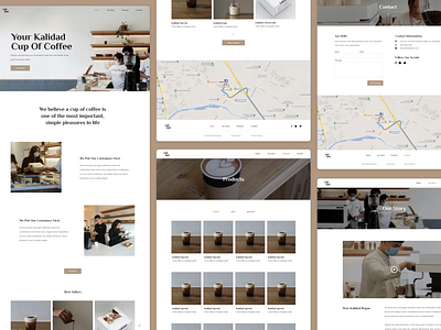 Kalidad Coffee - Concept Website branding coffee coffeeshop figma front end homepage portfolio ui ui design web web design