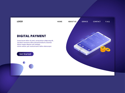 Digital Payment Landing Page