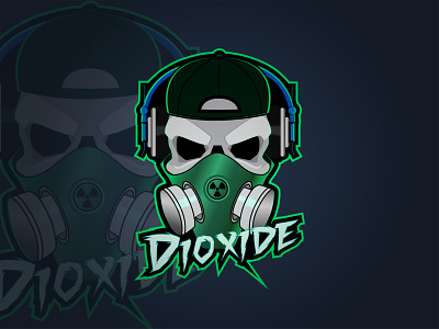 Esports Mascot logo branding digital esports gaming logo gaming team gas mask illustration logo mascot minimal skull vector