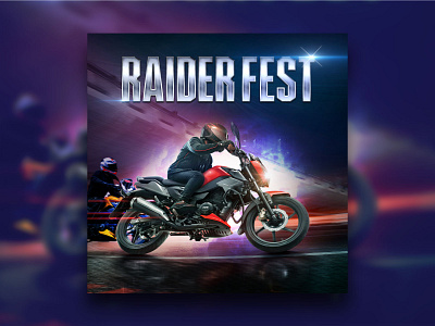 Raider Fest Social media post bike fest branding business design digital flat graphic design illustration tvs bangladesh ui vector