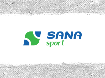 Sanasport logo facelift custom faceling logo redesign sport type typo