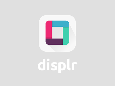 Displr app design flat icon ilustration logo look portugal scytale vector