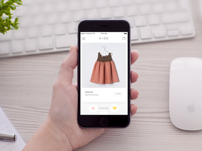 Kide App scytale card minimal ios uiux mobile