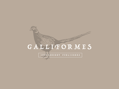 Galliformes / Branding bird brand branding illustration logo retro traditional typography