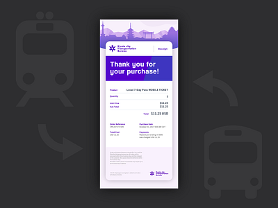 Daily UI #017 Email Receipt