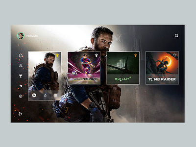 Gaming Hub UI