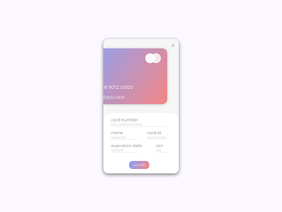 Checkout || UI Design 002 app credit card credit card checkout dailyui form ui