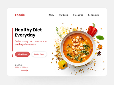 Foodie Landing Page