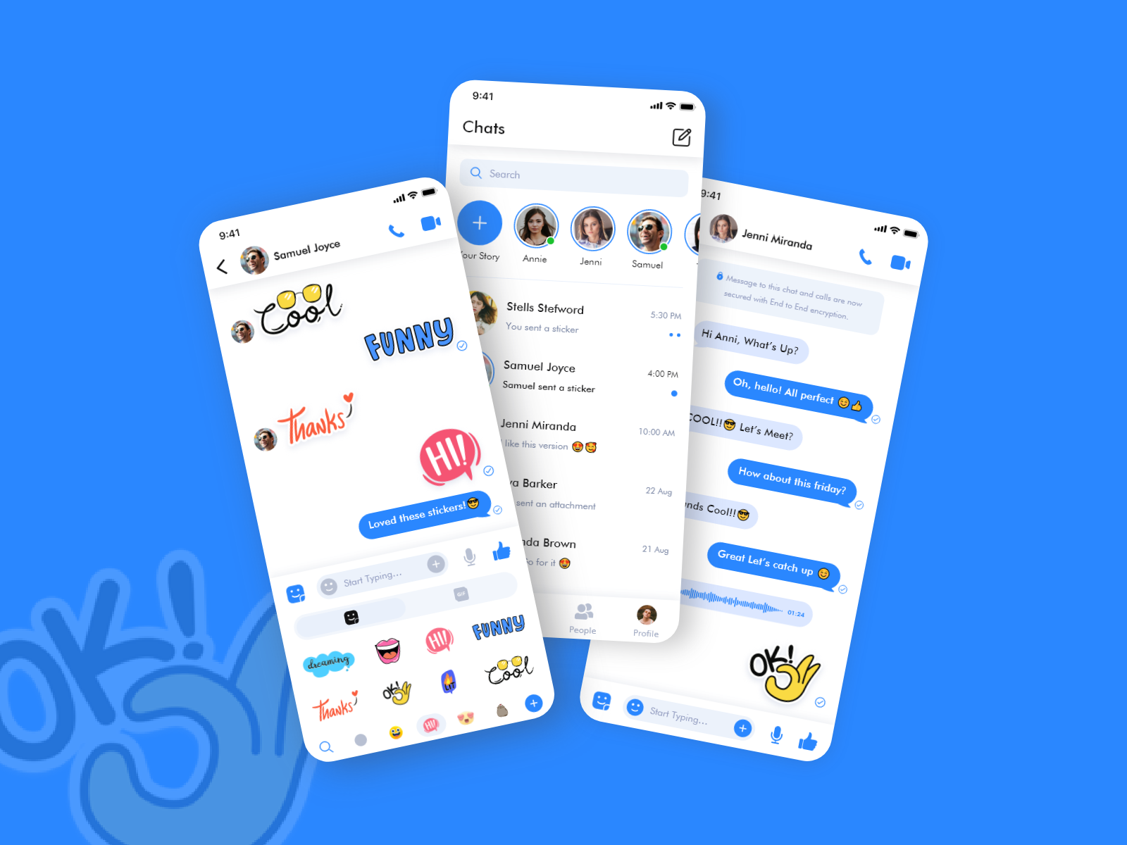 Messaging App Design By Irfan Munawar On Dribbble