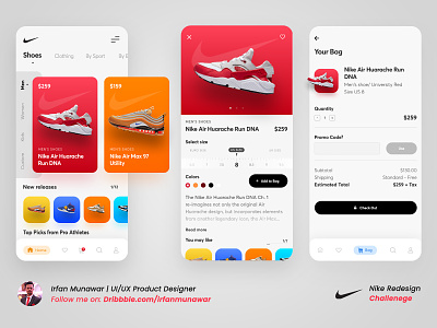 Nike App Redesign Ui