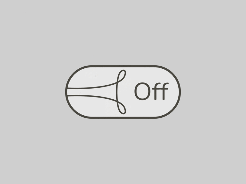 On Off Switch dailyui on off switch switch ui