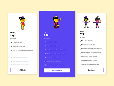 Pricing page auto layout autolayout design figma pablostanley plans pricing pricing page pricing plan ui uidesign